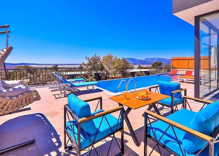 Caykoey 2 Bedroom Secluded With Private Pool Hot Tub * Kalkan