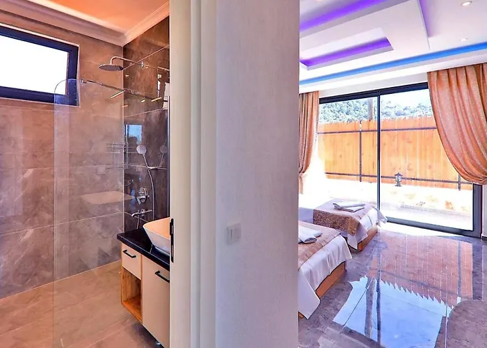 Caykoey 2 Bedroom Secluded With Private Pool Hot Tub Villa Kalkan
